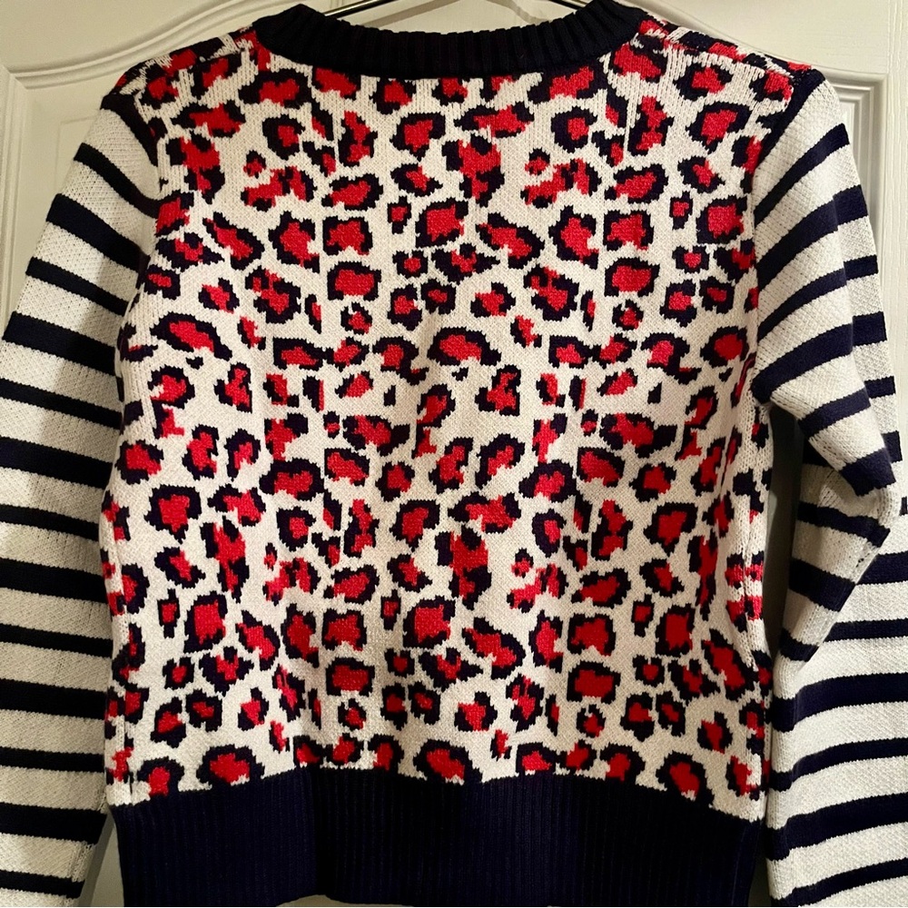 Leopard Patterned Button Up Cardigan - Picture 7 of 8